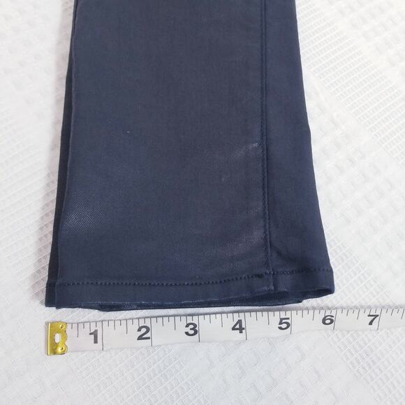 NEW ANN Taylor The Skinny Modern Fit Coated Black Pants - Picture 6 of 9